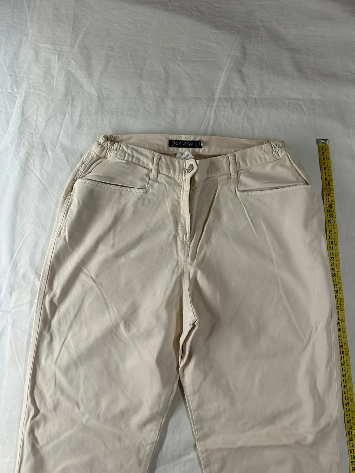 Beige straight cut jiel thée vintage jeans size 42 – photo 2